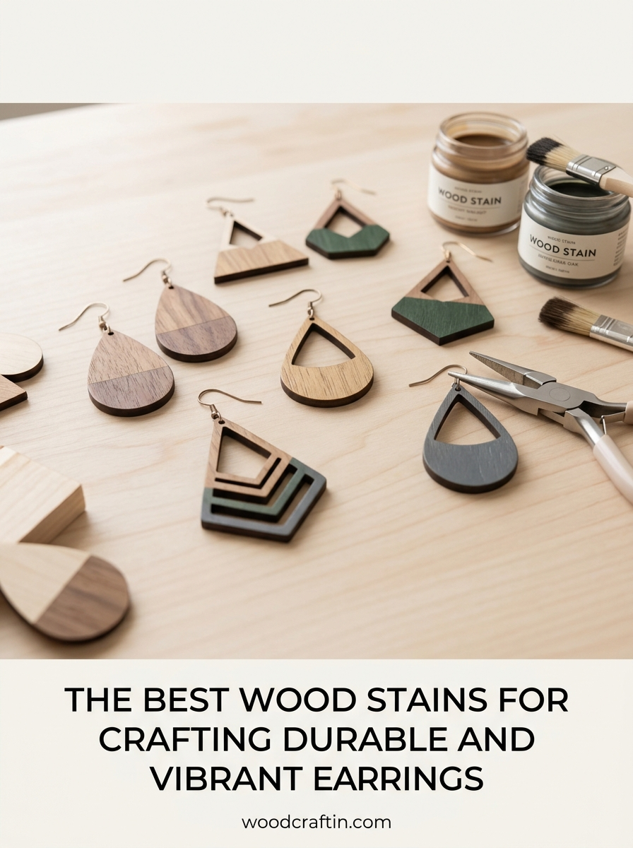 The Best Wood Stains for Crafting Durable and Vibrant Earrings