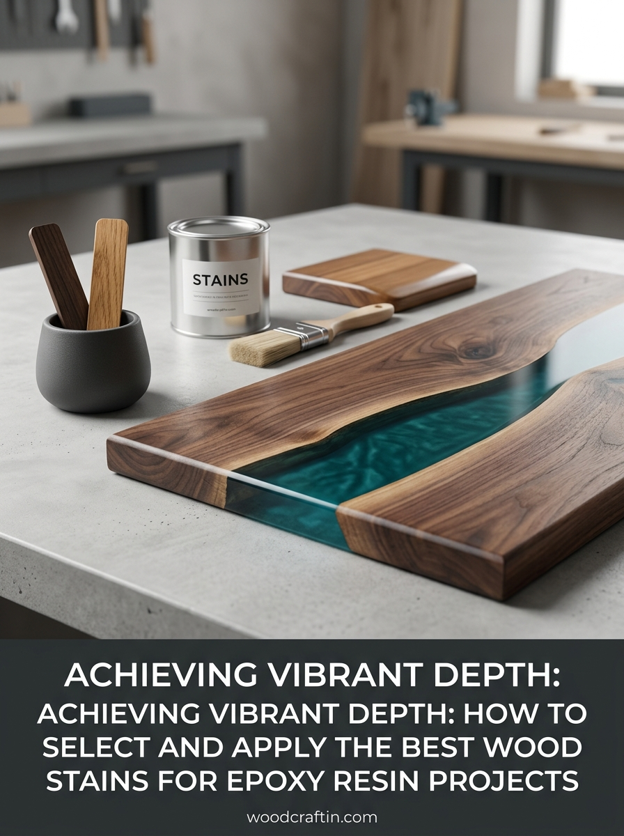 Achieving Vibrant Depth: How to Select and Apply the Best Wood Stains for Epoxy Resin Projects