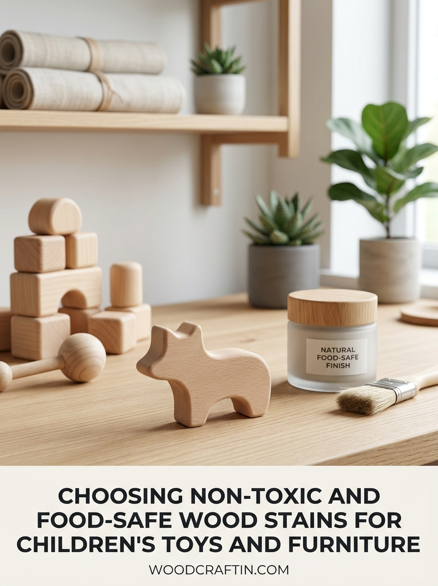 Choosing Non-Toxic and Food-Safe Wood Stains for Children's Toys and Furniture