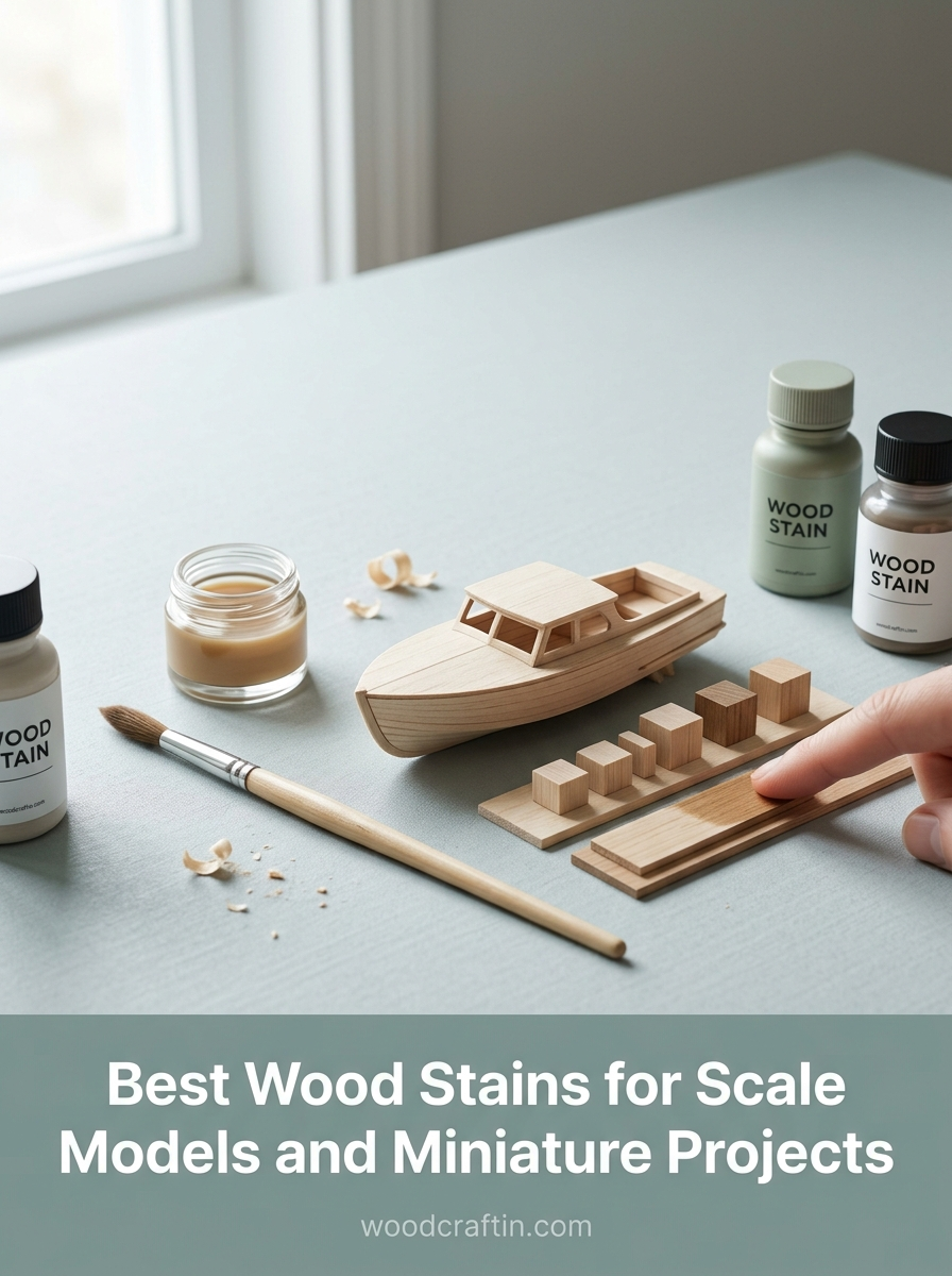 Best Wood Stains for Scale Models and Miniature Projects