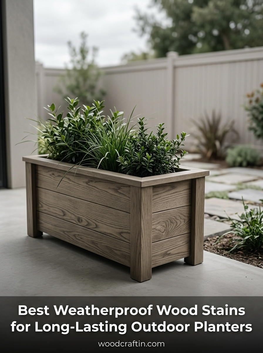 Best Weatherproof Wood Stains for Long-Lasting Outdoor Planters