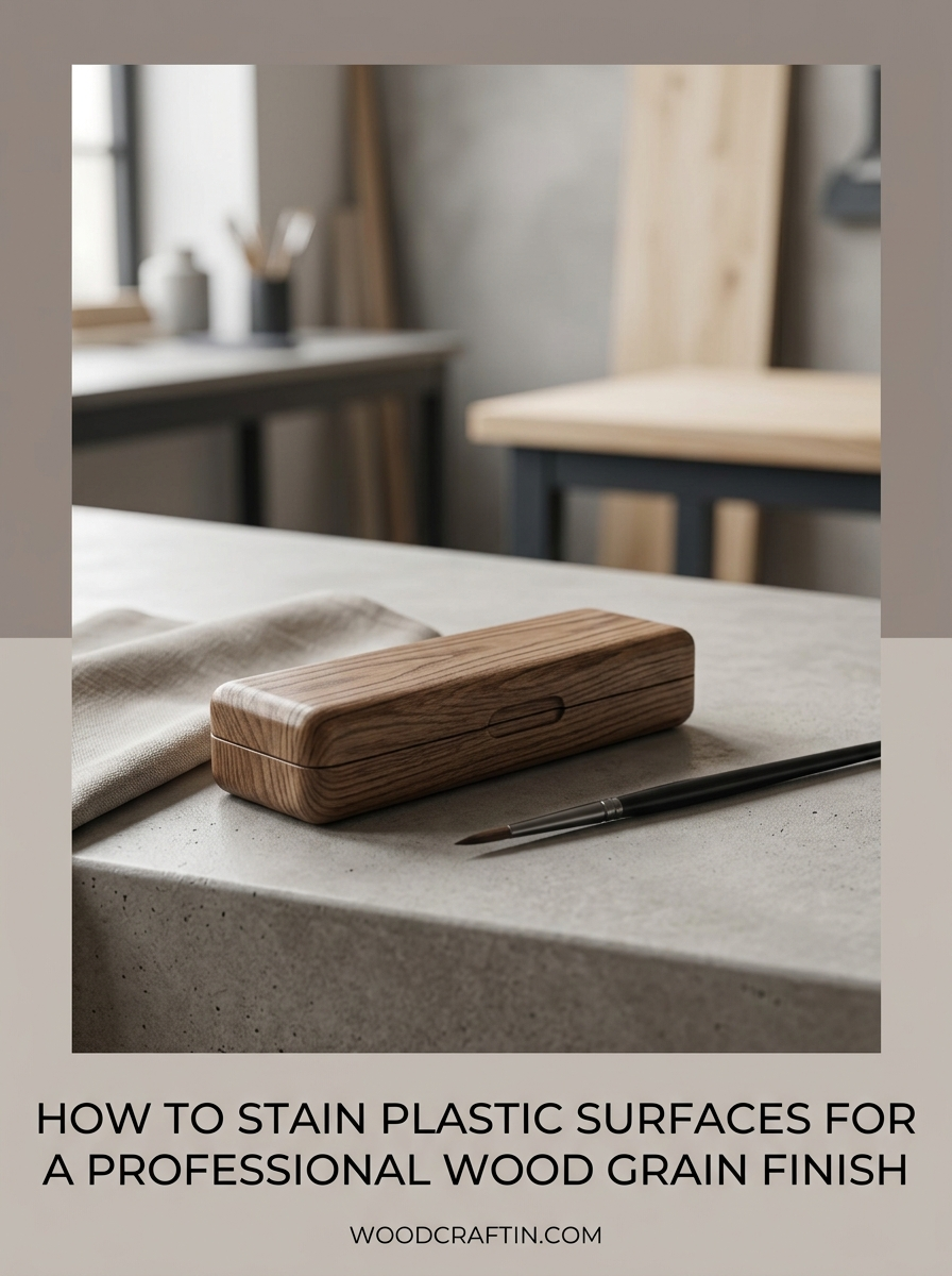 How to Stain Plastic Surfaces for a Professional Wood Grain Finish