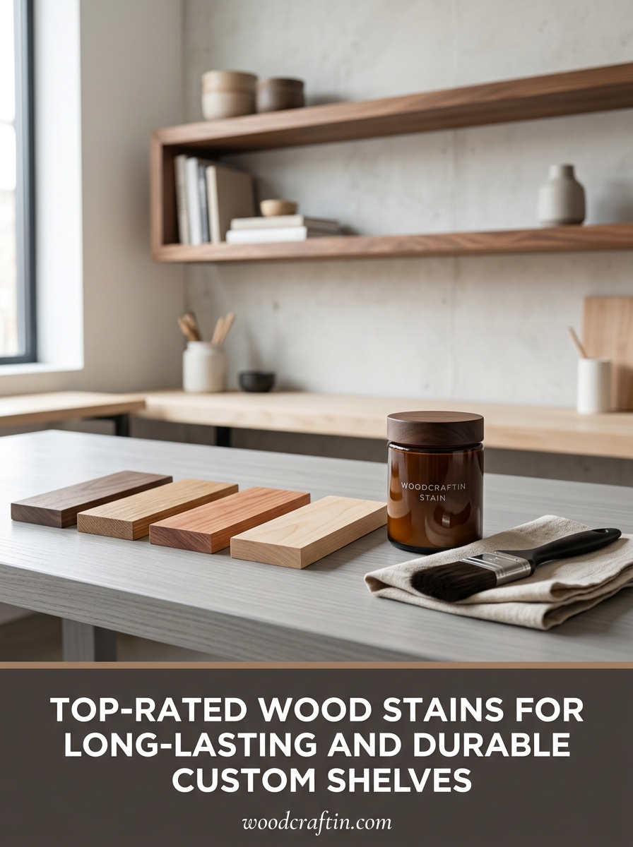Top-Rated Wood Stains for Long-Lasting and Durable Custom Shelves