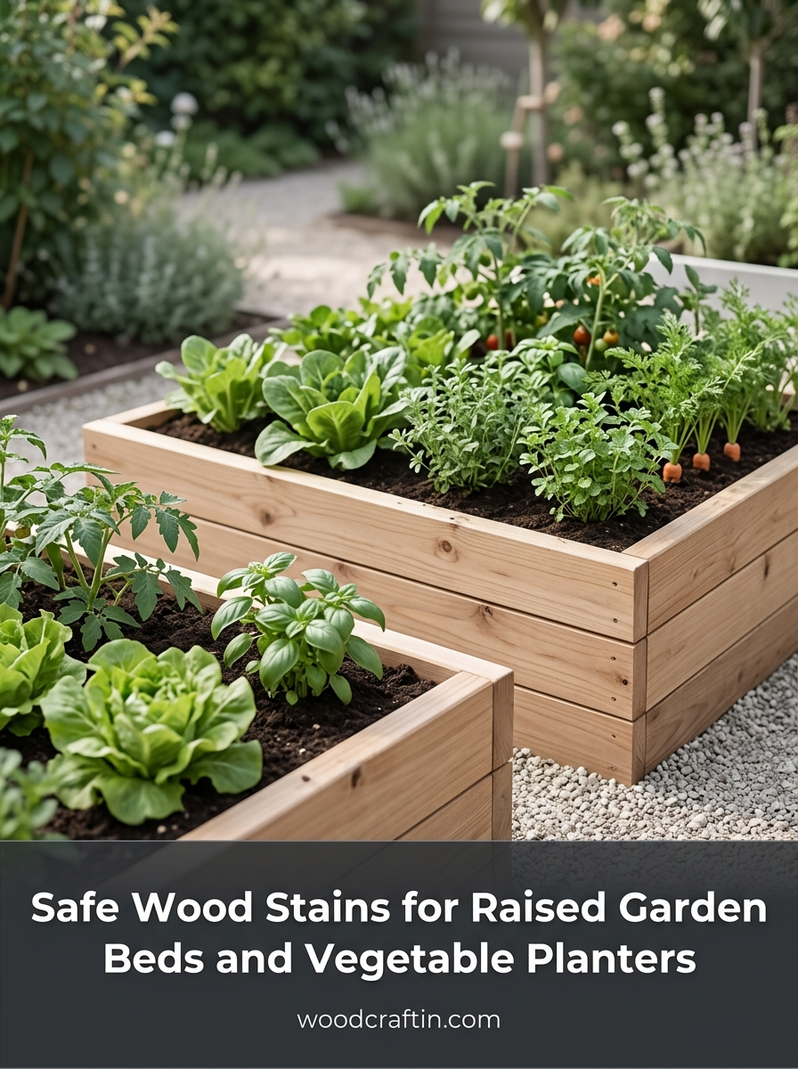Safe Wood Stains for Raised Garden Beds and Vegetable Planters