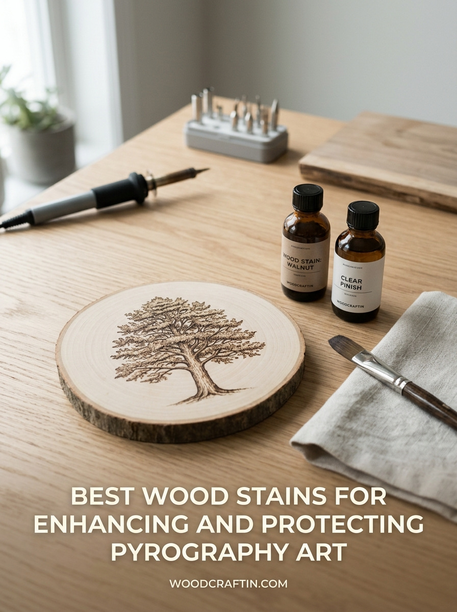 Best Wood Stains for Enhancing and Protecting Pyrography Art