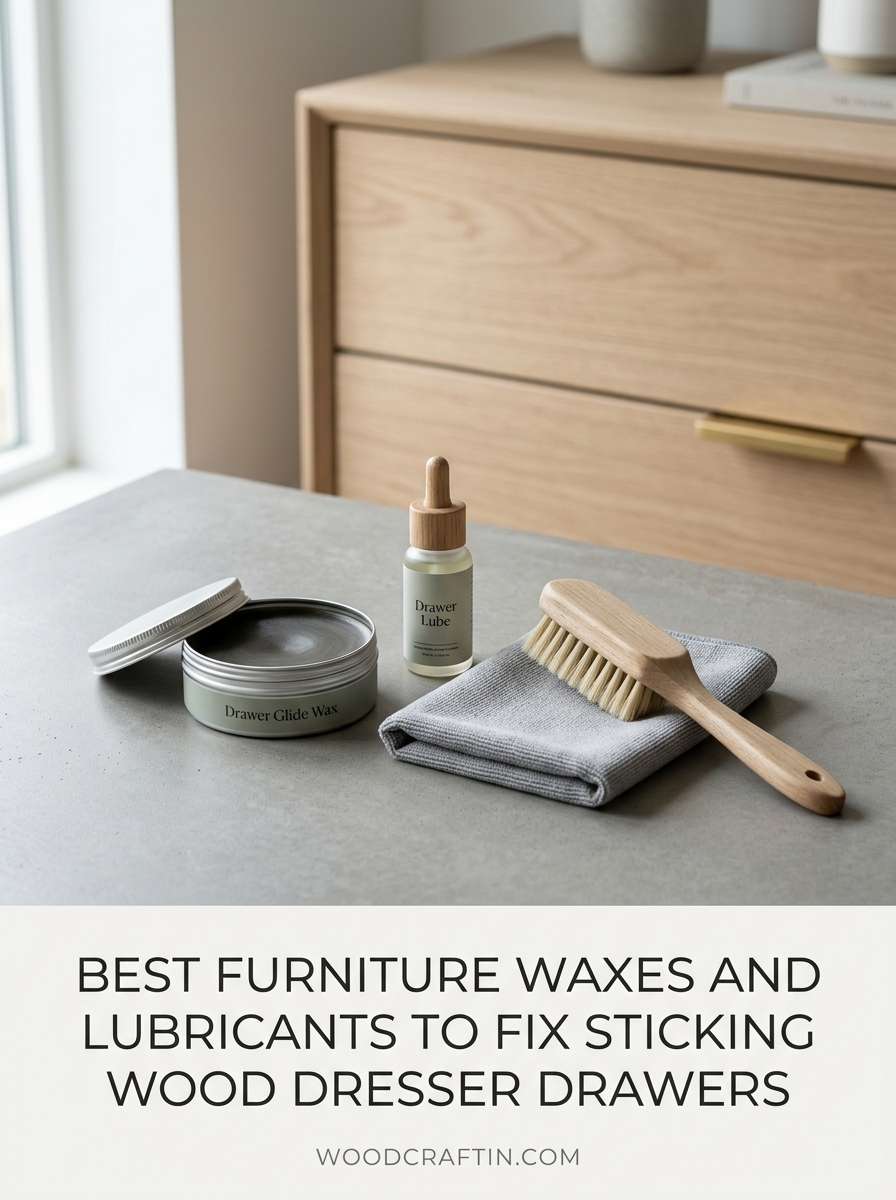 Best Furniture Waxes and Lubricants to Fix Sticking Wood Dresser Drawers