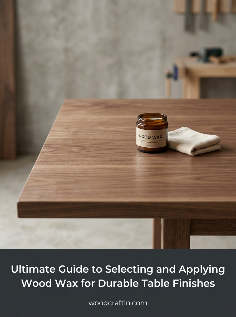 Ultimate Guide to Selecting and Applying Wood Wax for Durable Table Finishes