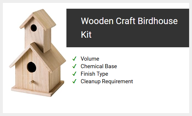 Wooden Craft Birdhouse Kit