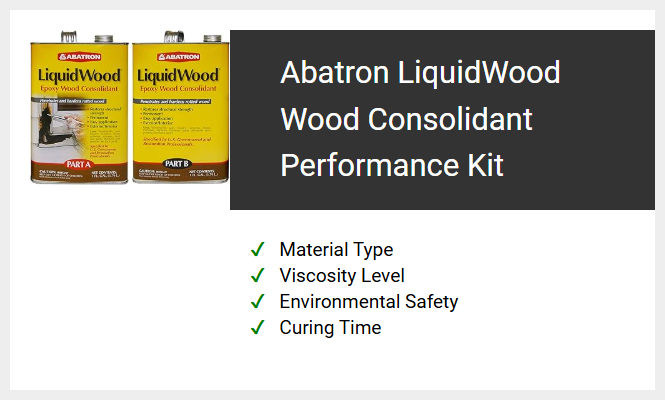 Abatron LiquidWood Wood Consolidant Performance Kit