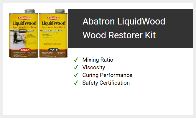 Abatron LiquidWood Wood Restorer Kit