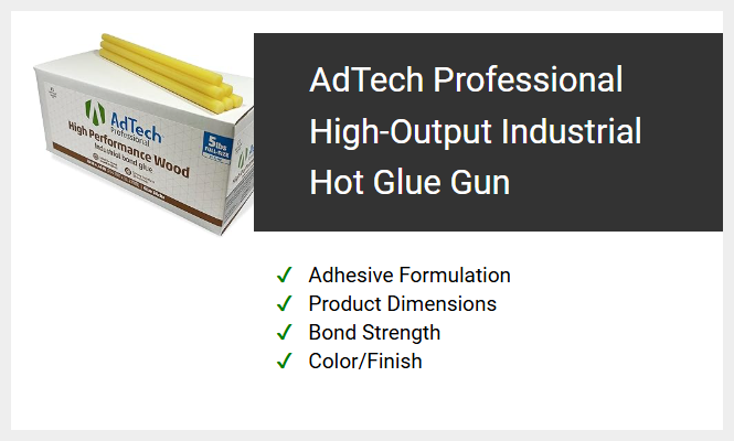 AdTech Professional High-Output Industrial Hot Glue Gun