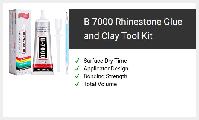 B-7000 Rhinestone Glue and Clay Tool Kit