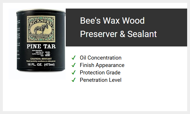 Bee's Wax Wood Preserver & Sealant