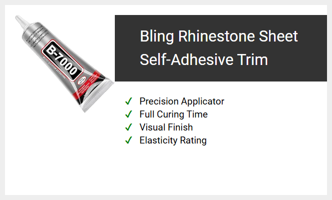 Bling Rhinestone Sheet Self-Adhesive Trim
