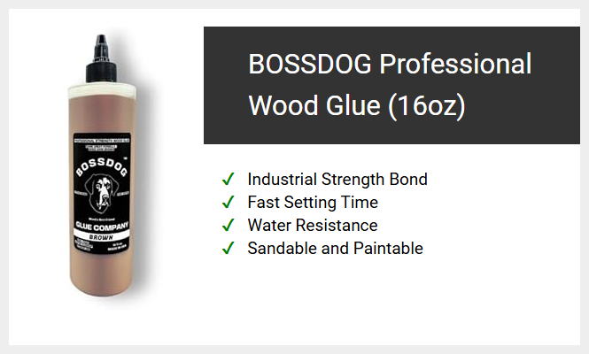 BOSSDOG Professional Wood Glue (16oz)
