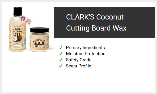 CLARK'S Coconut Cutting Board Wax