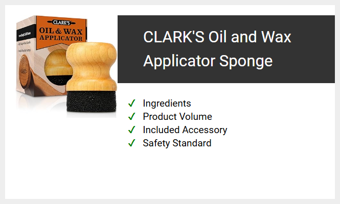 CLARK'S Oil and Wax Applicator Sponge