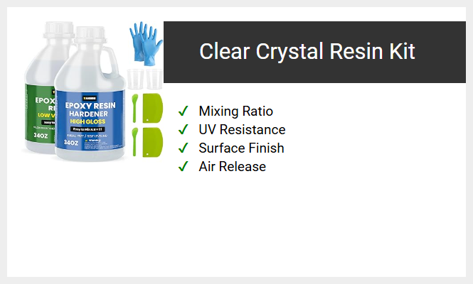 Clear Crystal Resin Kit