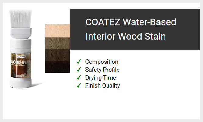 COATEZ Water-Based Interior Wood Stain