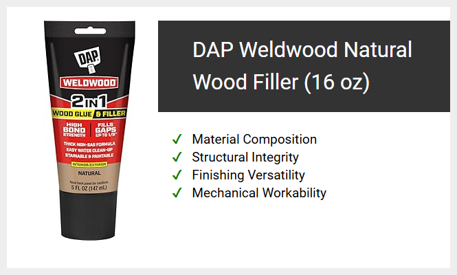 DAP Weldwood Natural Wood Filler (16 oz)