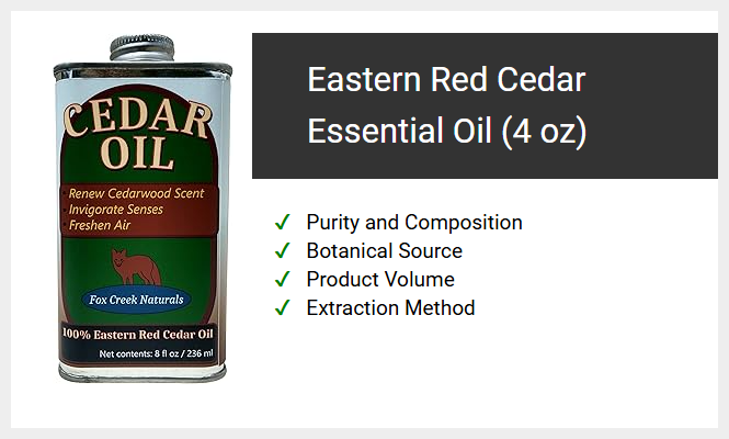 Eastern Red Cedar Essential Oil (4 oz)