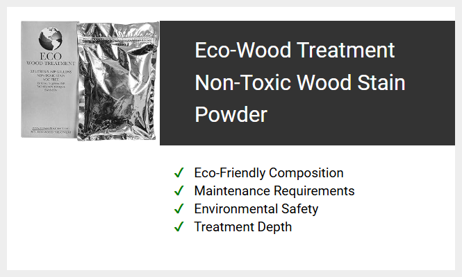 Eco-Wood Treatment Non-Toxic Wood Stain Powder