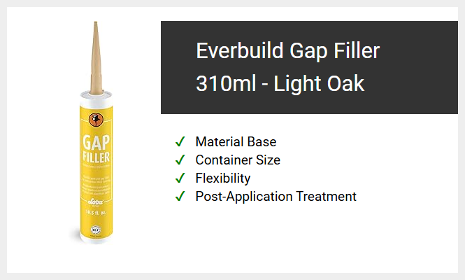 Everbuild Gap Filler 310ml - Light Oak