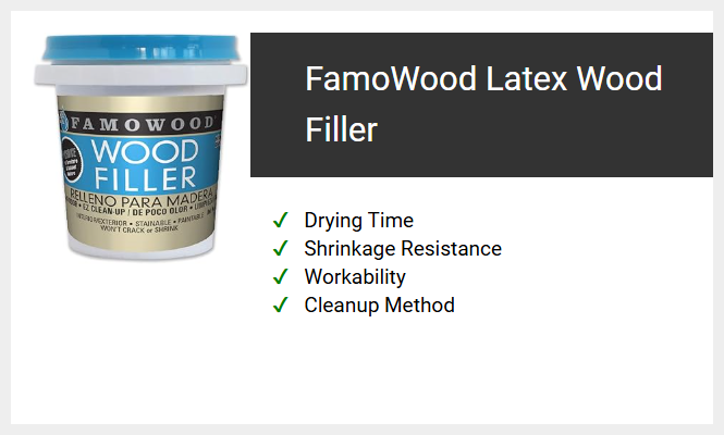 FamoWood Latex Wood Filler