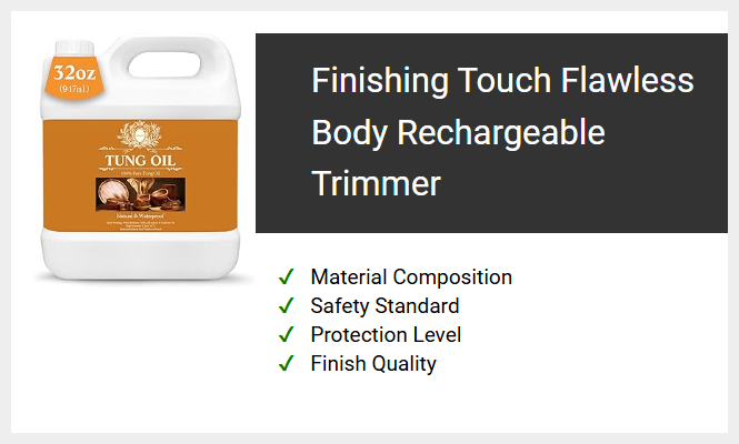 Finishing Touch Flawless Body Rechargeable Trimmer