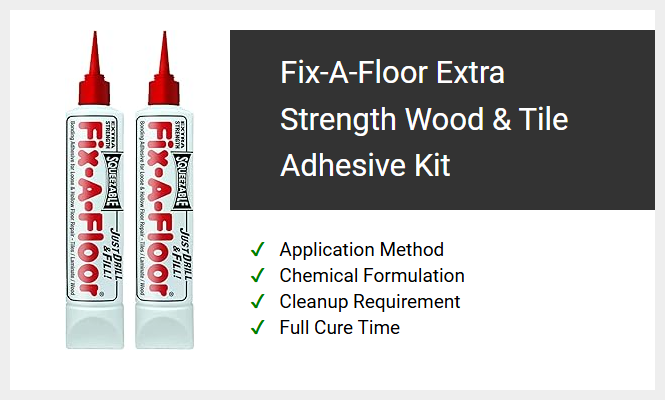 Fix-A-Floor Extra Strength Wood & Tile Adhesive Kit