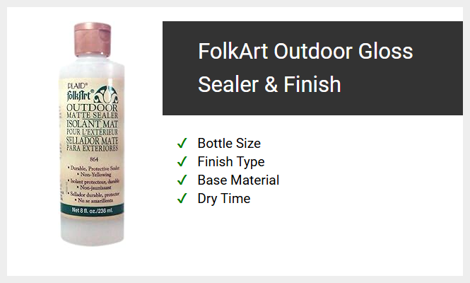 FolkArt Outdoor Gloss Sealer & Finish