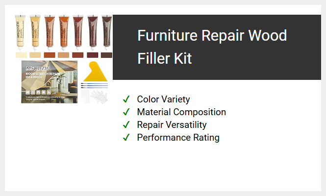 Furniture Repair Wood Filler Kit
