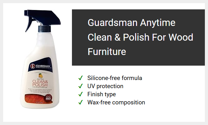 Guardsman Anytime Clean & Polish For Wood Furniture