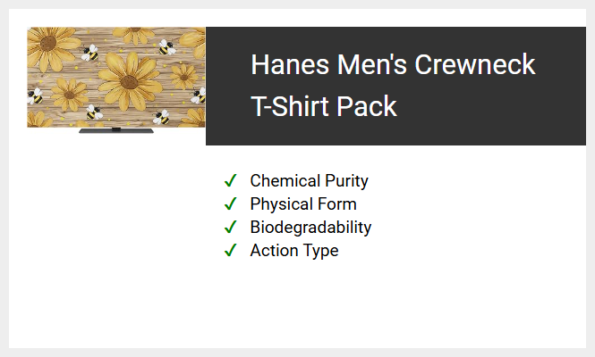 Hanes Men's Crewneck T-Shirt Pack