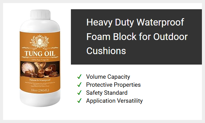 Heavy Duty Waterproof Foam Block for Outdoor Cushions