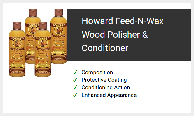 Howard Feed-N-Wax Wood Polisher & Conditioner