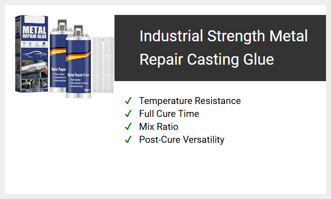 Industrial Strength Metal Repair Casting Glue