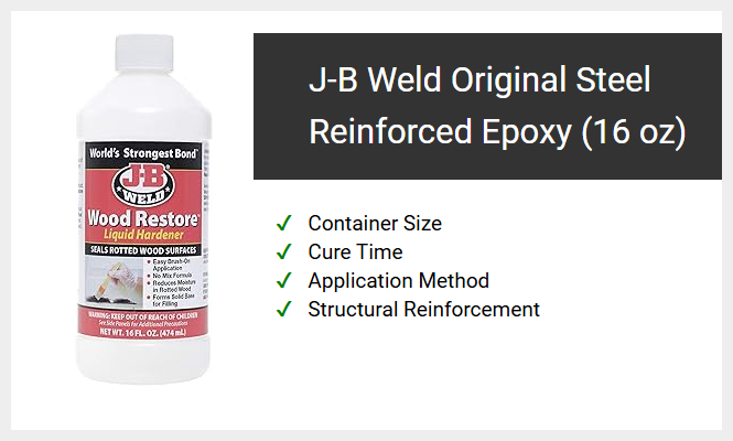 J-B Weld Original Steel Reinforced Epoxy (16 oz)