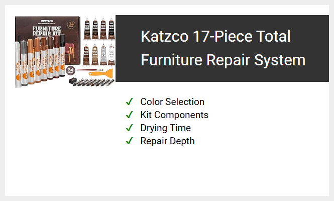 Katzco 17-Piece Total Furniture Repair System