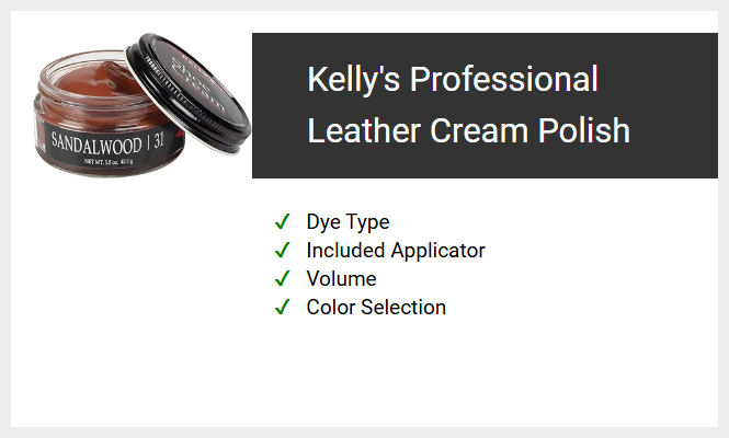 Kelly's Professional Leather Cream Polish