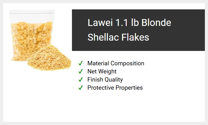 Lawei 1.1 lb Blonde Shellac Flakes