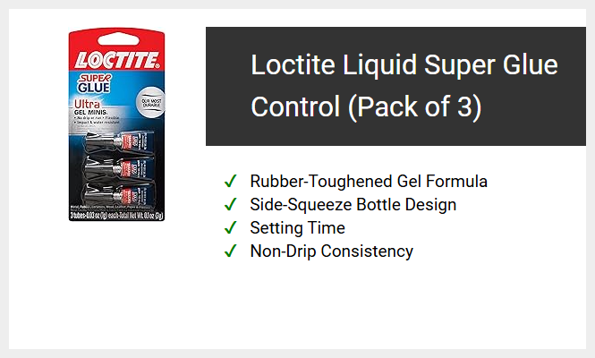 Loctite Liquid Super Glue Control (Pack of 3)