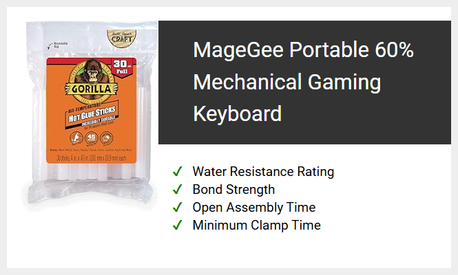 MageGee Portable 60% Mechanical Gaming Keyboard