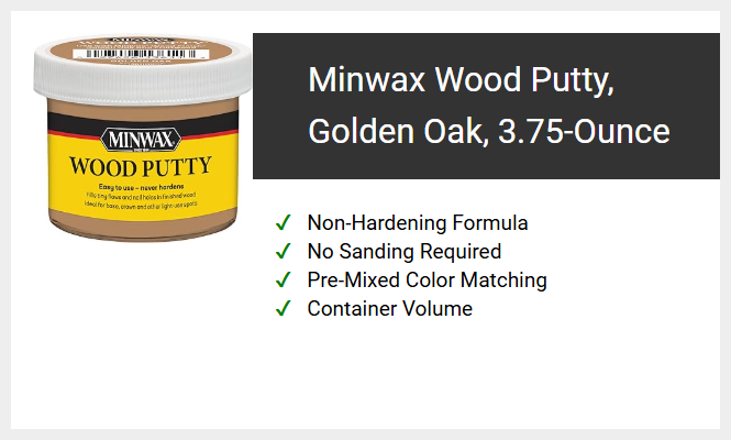Minwax Wood Putty, Golden Oak, 3.75-Ounce