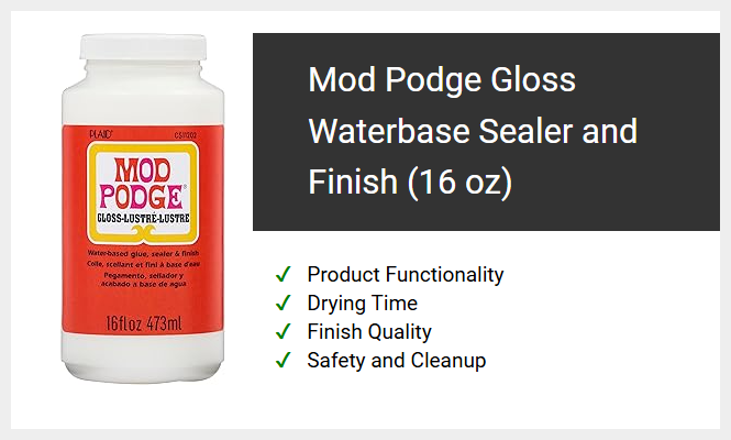 Mod Podge Gloss Waterbase Sealer and Finish (16 oz)