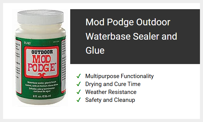 Mod Podge Outdoor Waterbase Sealer and Glue