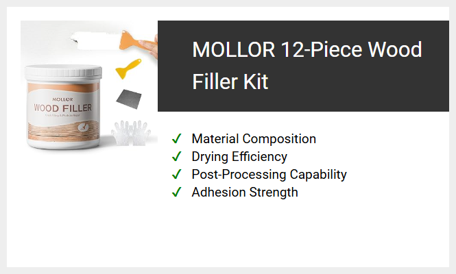 MOLLOR 12-Piece Wood Filler Kit