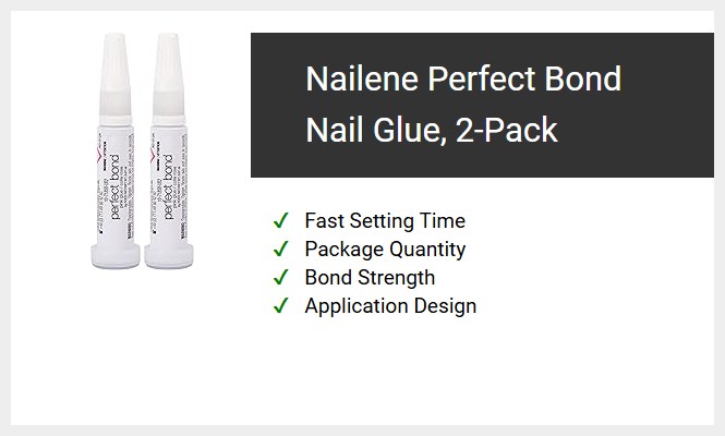 Nailene Perfect Bond Nail Glue, 2-Pack