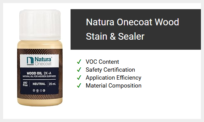 Natura Onecoat Wood Stain & Sealer