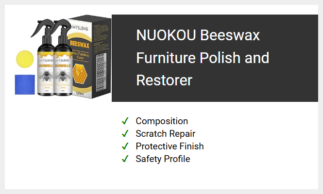 NUOKOU Beeswax Furniture Polish and Restorer